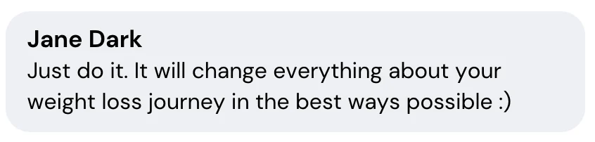 Client message screenshot