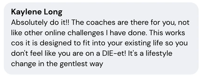 Client message screenshot